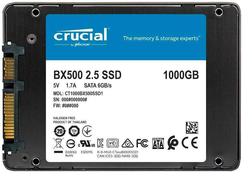 Crucial BX500 / 1.0TB 2.5 / CT1000BX500SSD1