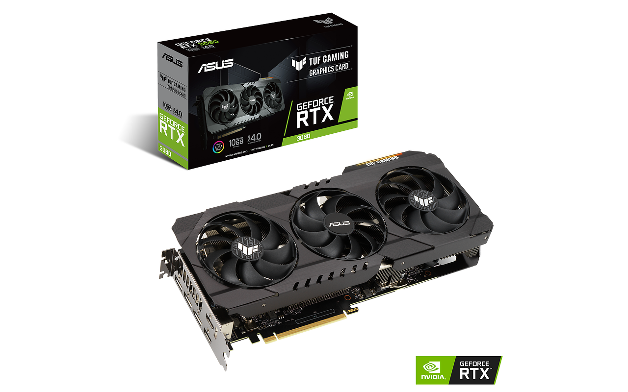 ASUS GeForce RTX 3080 10GB GDDR6X TUF Gaming OC 320bit / TUF-RTX3080-O10G-GAMING