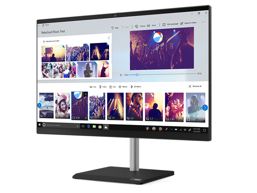 Lenovo V50a 24IMB / 23.8 FullHD / Core i5-10400T / 16GB DDR4 / 512GB NVMe / Black / Windows