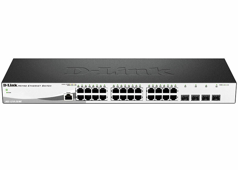 D-link DGS-1210-28/ME/A2B / 24 port 1000BASE-T + 4 SFP
