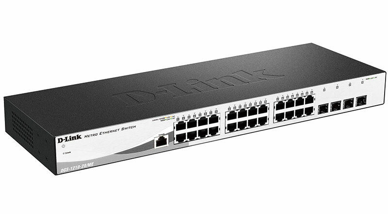 D-link DGS-1210-28/ME/A2B / 24 port 1000BASE-T + 4 SFP