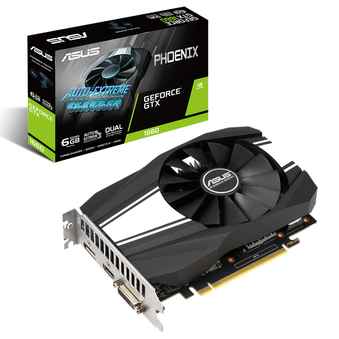 ASUS GeForce GTX1660 6GB GDDR5 192bit / PH-GTX1660-6G