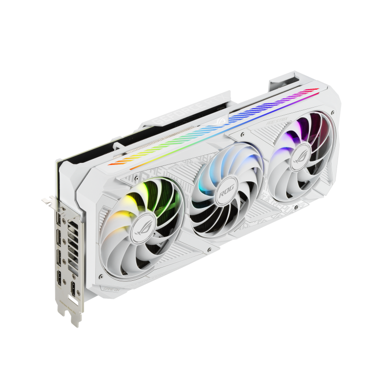 ASUS GeForce RTX 3080 10GB GDDR6X 320bit / ROG-STRIX-RTX3080-O10G-WHITE