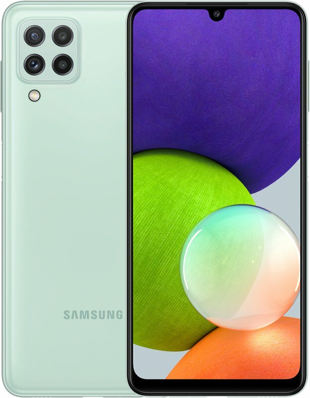 Samsung Galaxy A22 / 6.4'' 720x1600 90Hz / MediaTek MT6769V/CTZA / 4Gb / 128Gb / 5000mAh Green