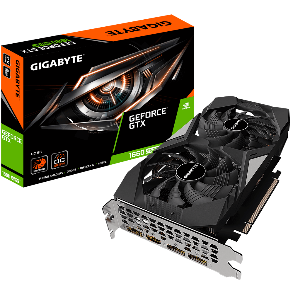 GIGABYTE GeForce GTX 1660 SUPER 6GB GDDR6 192bit / GV-N166SOC-6GD