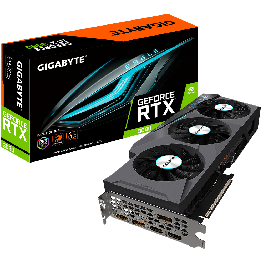 GIGABYTE Eagle GeForce RTX 3080 10GB GDDR6X 320bit / GV-N3080EAGLE-10GD