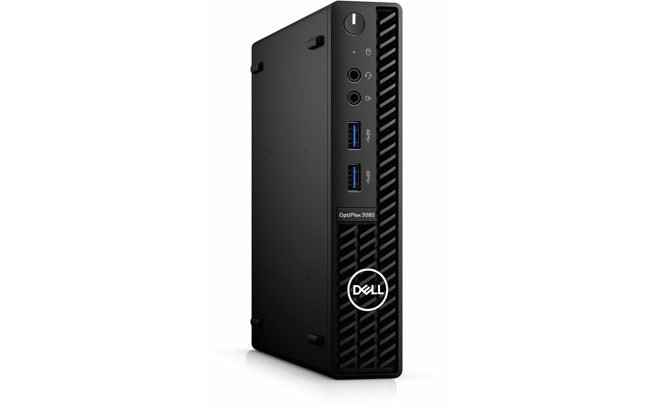 DELL OptiPlex 3080 MFF / lntel Core i5-10500T / 8GB DDR4 / 256GB NVMe / Black / Linux/DOS