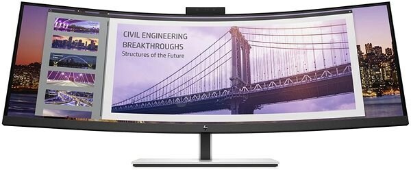 HP S430c / 43.4" Curved VA 3840x1200 / 5FW74AA / Silver
