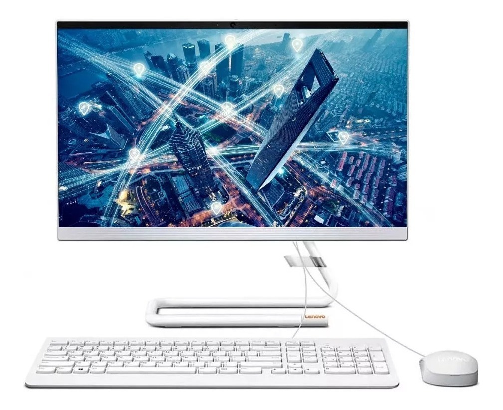 Lenovo IdeaCentre 3 22ADA05 / 21.5" FullHD / AMD Ryzen 3 3250U / 8GB DDR4 / 256GB NVMe / AMD Radeon Graphics / DOS / White