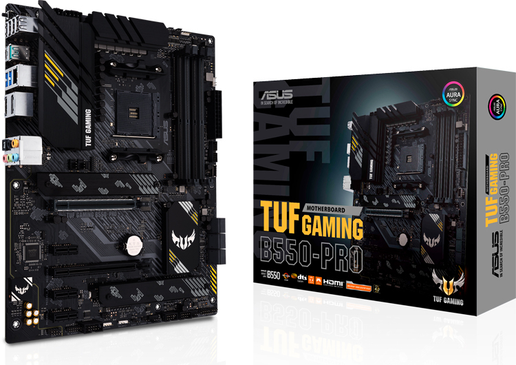 ASUS TUF GAMING B550-PRO / ATX  Socket AM4 Dual 4xDDR4 5100