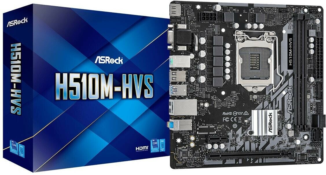 ASRock H510M-HVS R2.0 / mATX LGA 1200