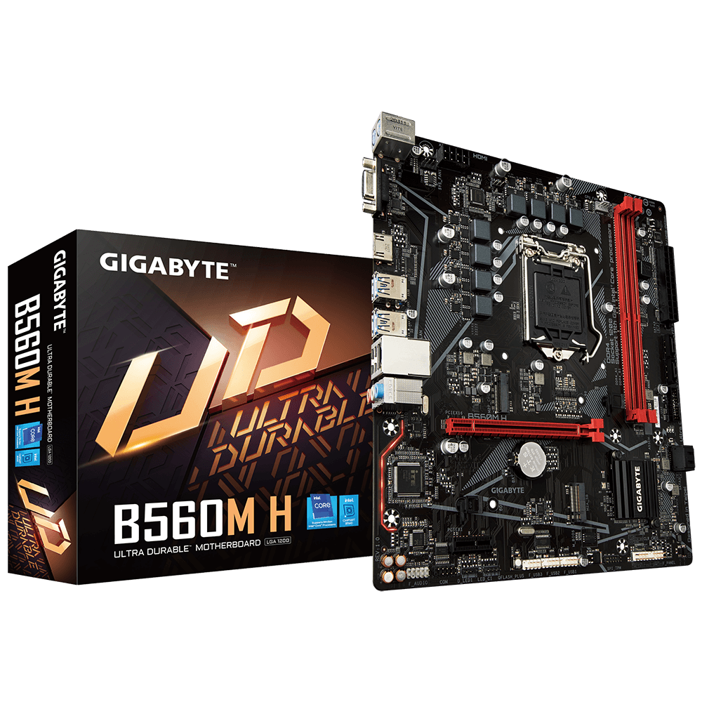 GIGABYTE B560M H / mATX Socket 1200 Dual 2xDDR4 5333