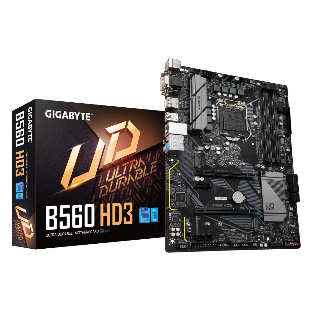GIGABYTE B560 HD3 / ATX Socket 1200 Dual 4xDDR4 5333