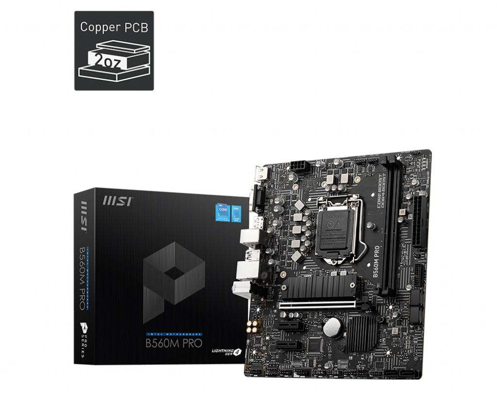 MSI B560M PRO / mATX Socket 1200 Dual 2xDDR4 5200