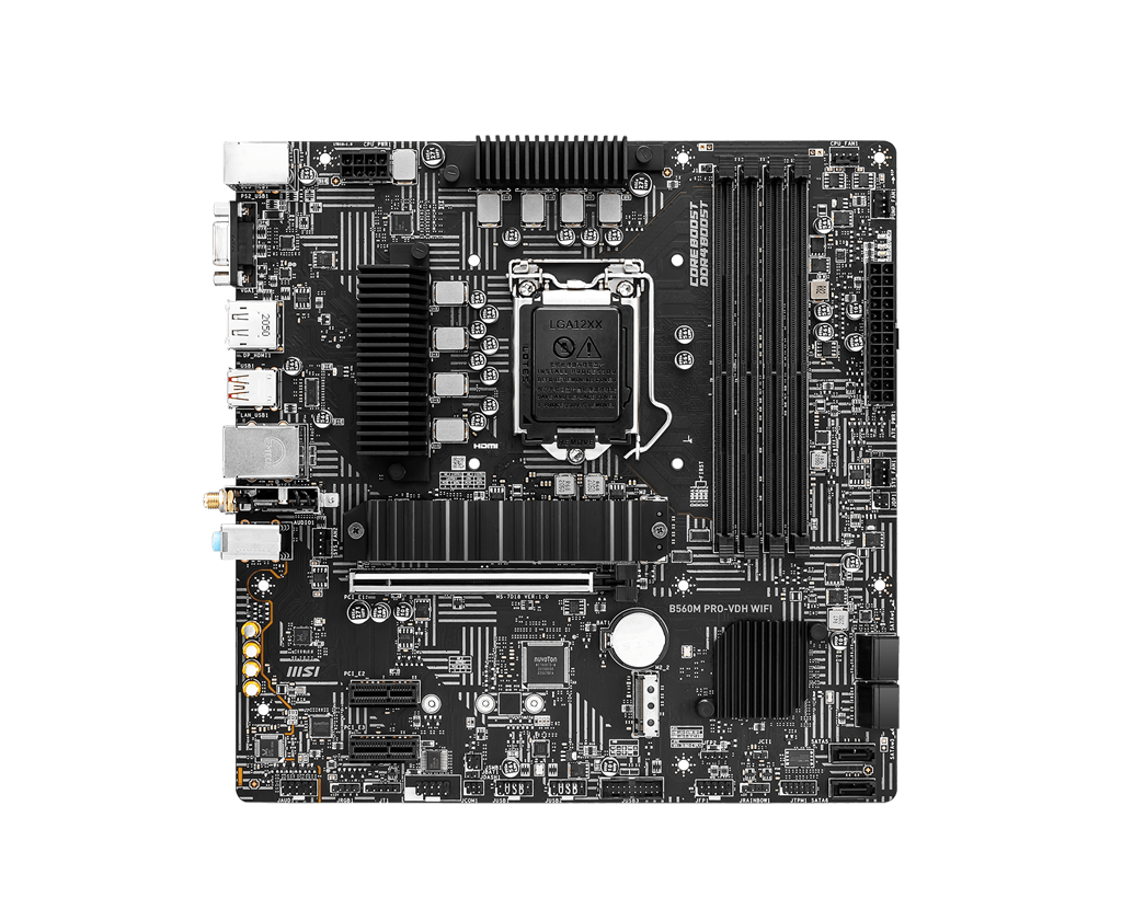 MSI B560M PRO-VDH WI-FI / mATX Socket1200 Dual 4xDDR4 5066