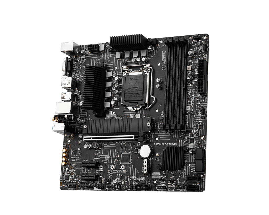 MSI B560M PRO-VDH WI-FI / mATX Socket1200 Dual 4xDDR4 5066