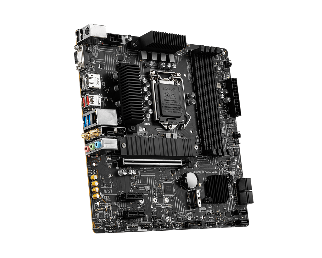 MSI B560M PRO-VDH WI-FI / mATX Socket1200 Dual 4xDDR4 5066