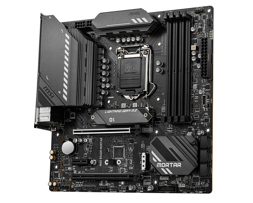 MSI MAG B560M MORTAR / mATX Socket 1200 Dual 4xDDR4 5066