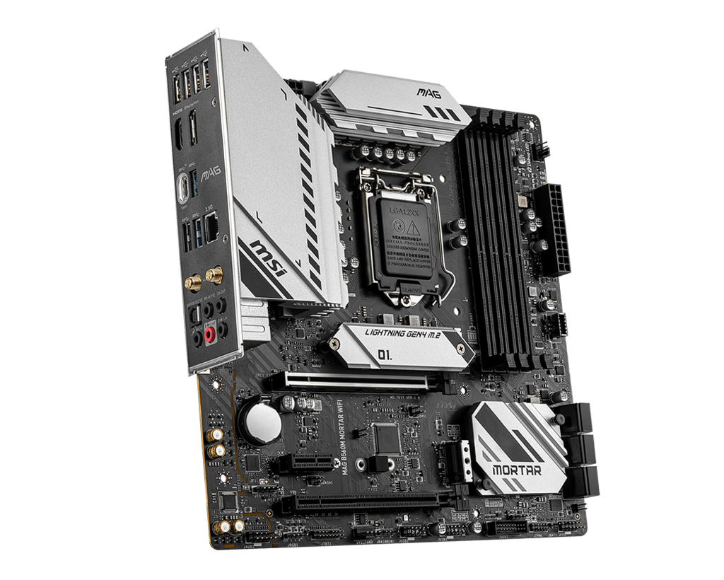 MSI MAG B560M MORTAR WI-FI / mATX Socket 1200 Dual 4xDDR4 5066