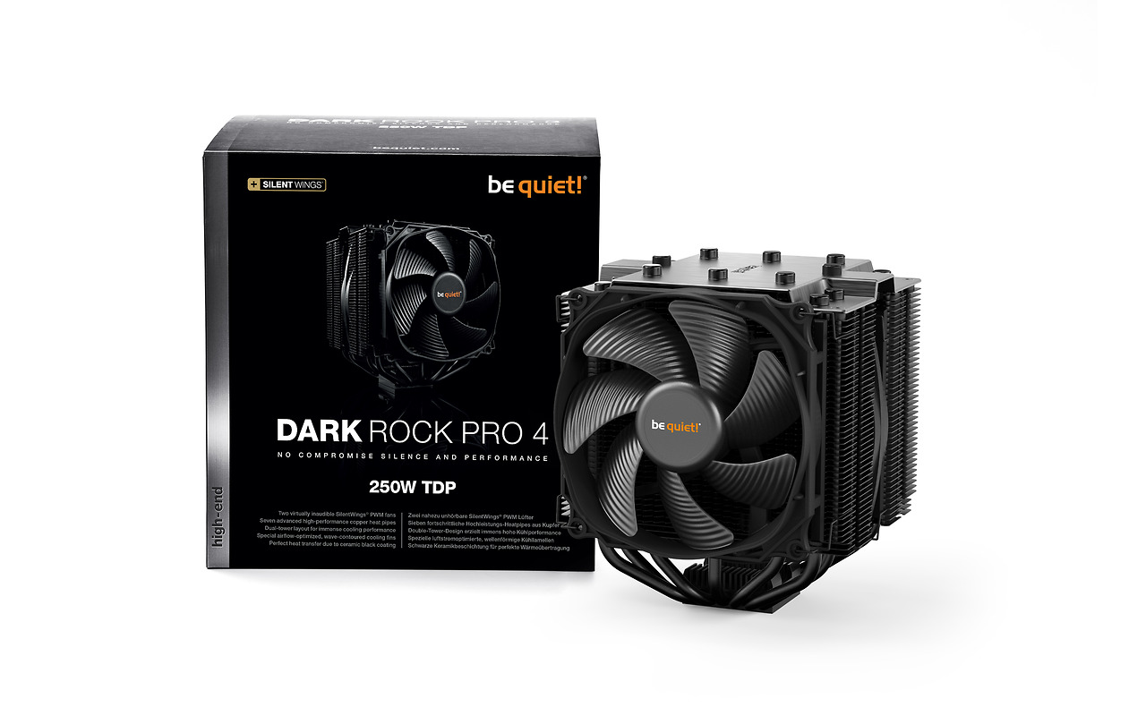 be quiet! Dark Rock Pro 4 / 2x135/120mm 250W