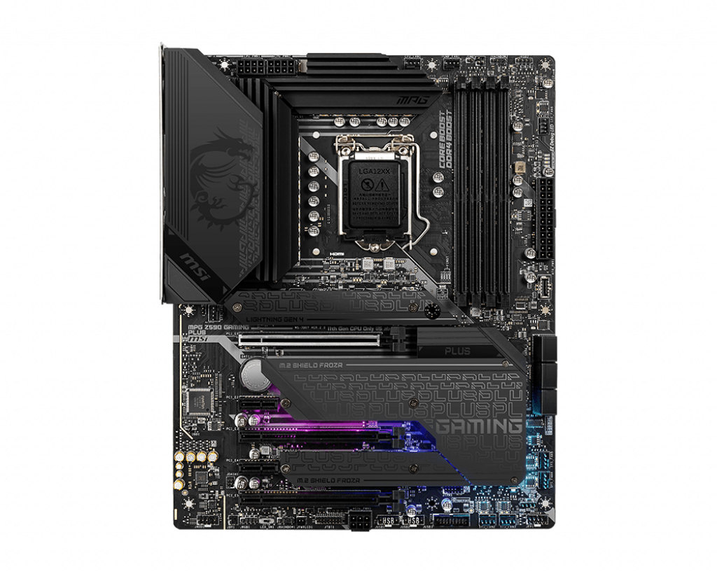MSI MPG Z590 GAMING PLUS / ATX Socket 1200 Dual 4x DDR4 5333