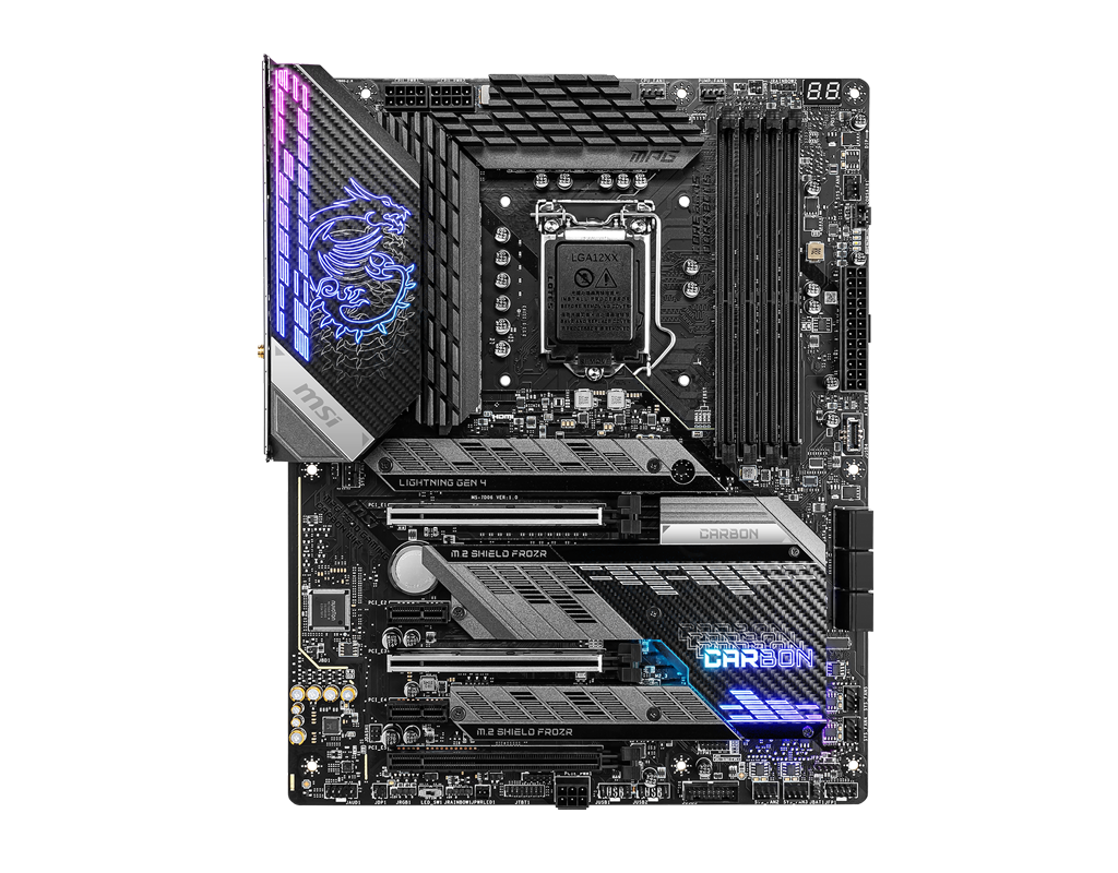 MSI MPG Z590 GAMING CARBON WI-FI / ATX Socket 1200 Dual 4xDDR4 5333