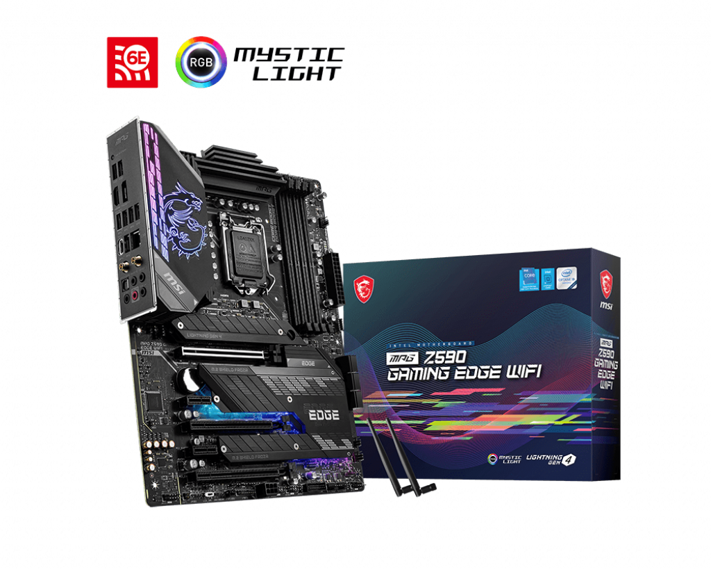 MSI MPG Z590 GAMING EDGE WI-FI / ATX Socket 1200 Dual 4xDDR4 5333