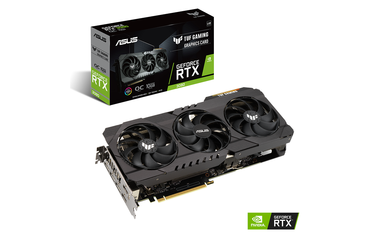 ASUS TUF Gaming OC V2 GeForce RTX 3080 10GB GDDR6X 320bit / TUF-RTX3080-O10G-V2-GAMING