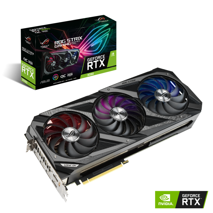 ASUS ROG Strix Gaming OC GeForce RTX 3090 24GB GDDR6X 384bit / ROG-STRIX-RTX3090-O24G-GAMING