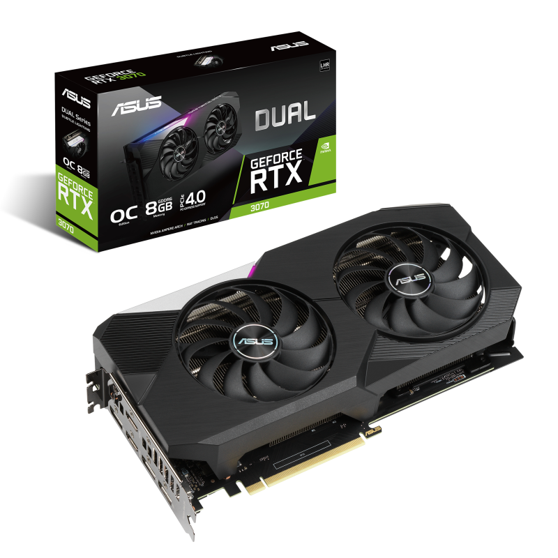 ASUS GeForce RTX 3070 8GB GDDR6 256bit / DUAL-RTX3070-O8G-V2