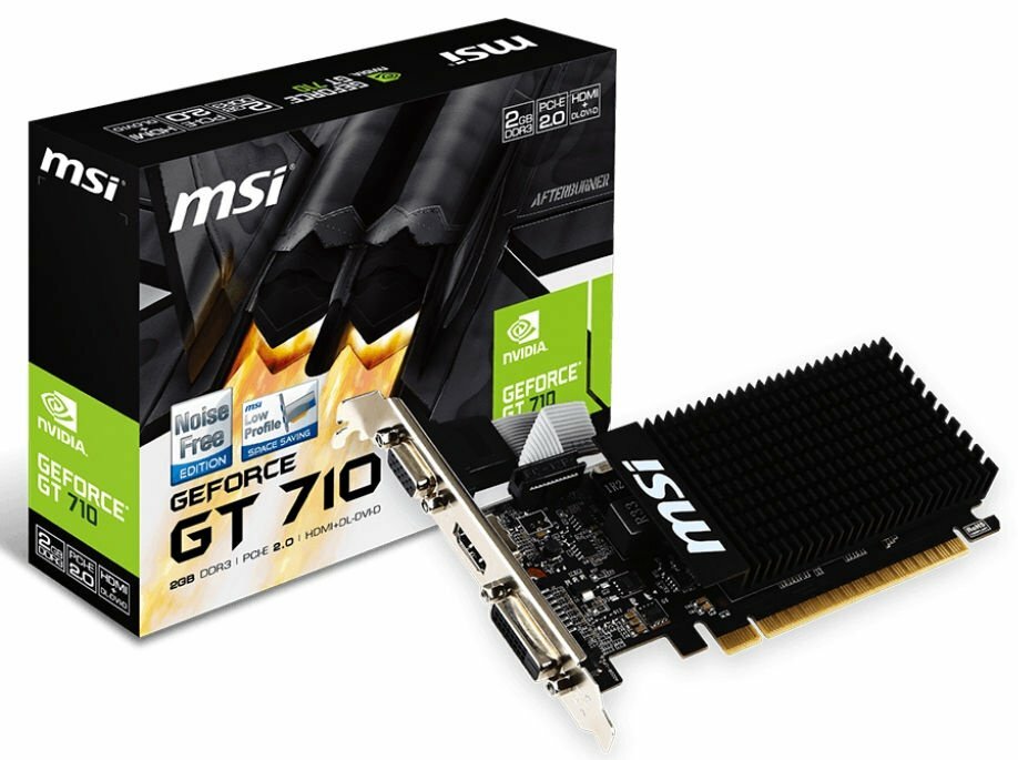 MSI GeForce GT710 2GB DDR3 64bit / GT710- 2GD3H/LP
