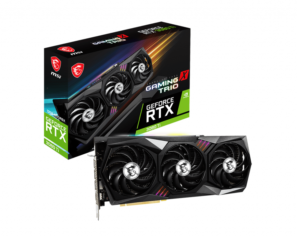 MSI GeForce RTX 3080 Ti GAMING X TRIO 12G / 12GB GDDR6X 384Bit