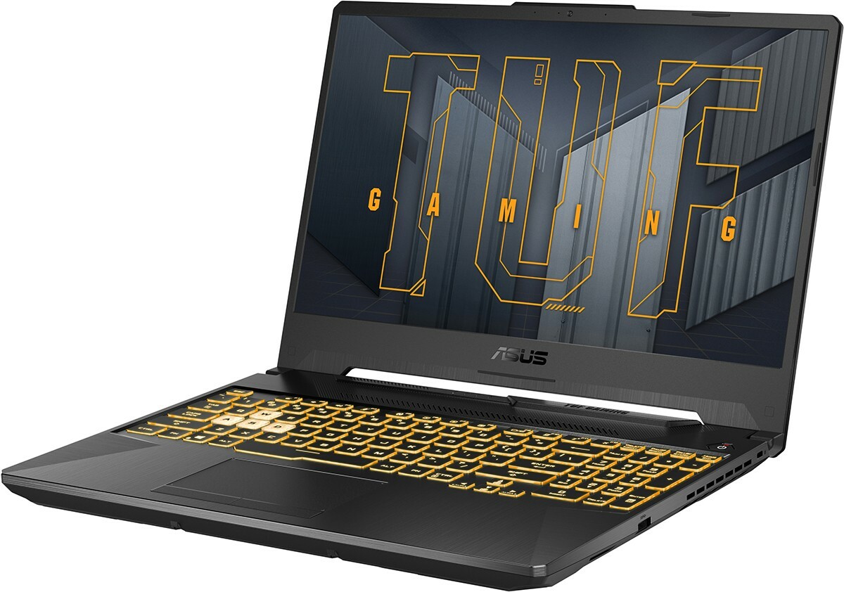ASUS TUF Gaming F15 FX506HE / 15.6" FullHD IPS 144Hz / Intel i7-11800H / 16GB DDR4 / 512GB NVMe / GeForce RTX3050 Ti 4GB GDDR6 / No OS / FX506HE-HN001
