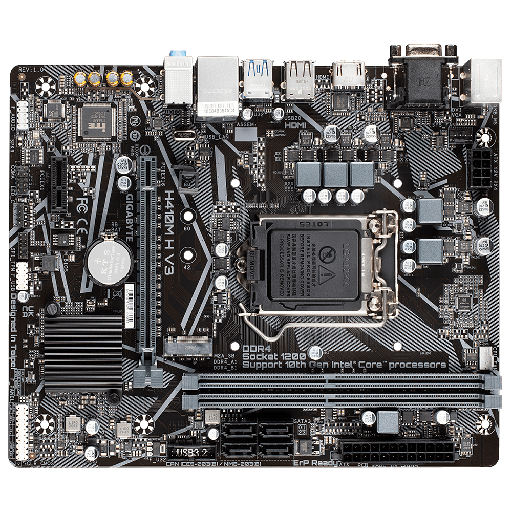 GIGABYTE H410M H V3 mATX S1200