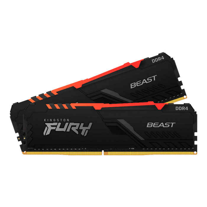 Kingston FURY Beast RGB KF437C19BBAK2/16 / 16GB DDR4 3733