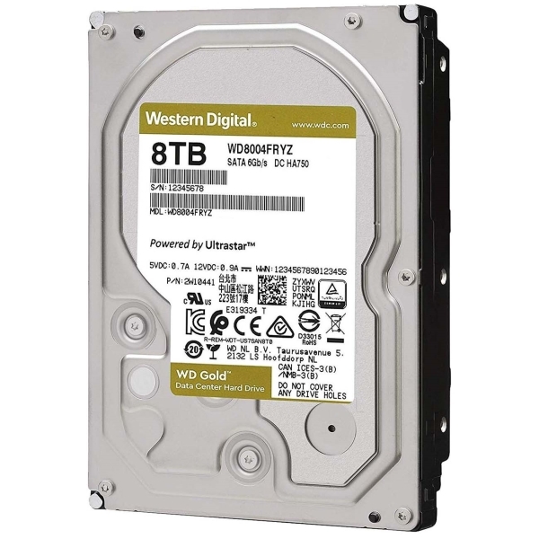 WesternDigital Enterprise Gold 512E WD8004FRYZ / 3.5" HDD 8.0TB