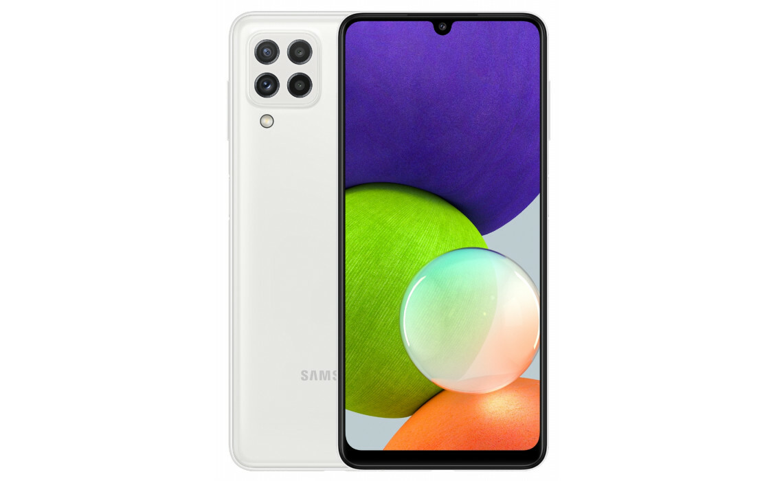 Samsung Galaxy A22 / 6.4'' 720x1600 90Hz / MediaTek MT6769V/CTZA / 4Gb / 64Gb / 5000mAh White