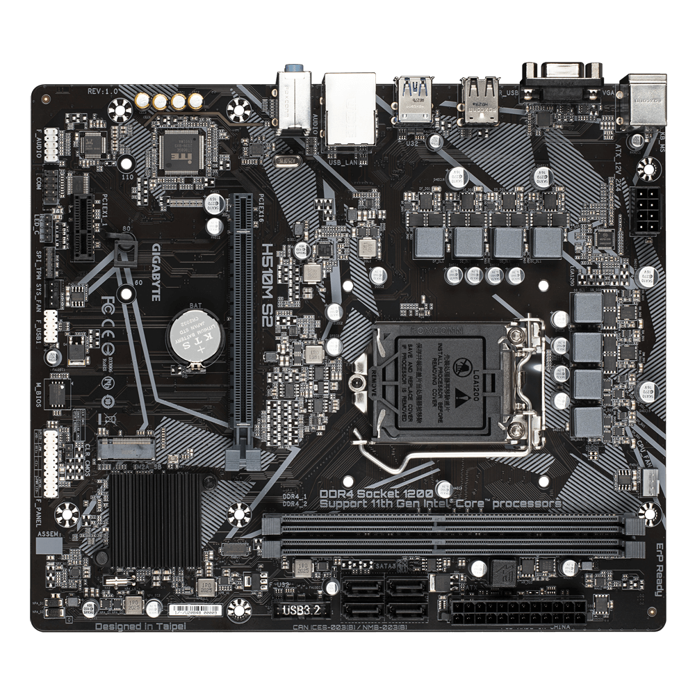 GIGABYTE H510M S2 / mATX Socket 1200 Dual 2x DDR4 3200
