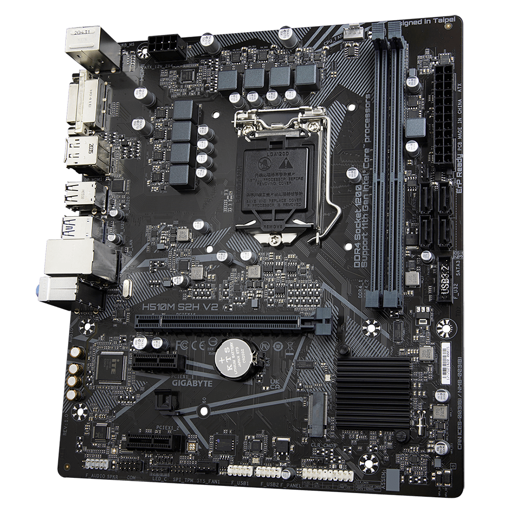 GIGABYTE H510M S2H V2 / mATX Socket 1200 Dual 2x DDR4 3200