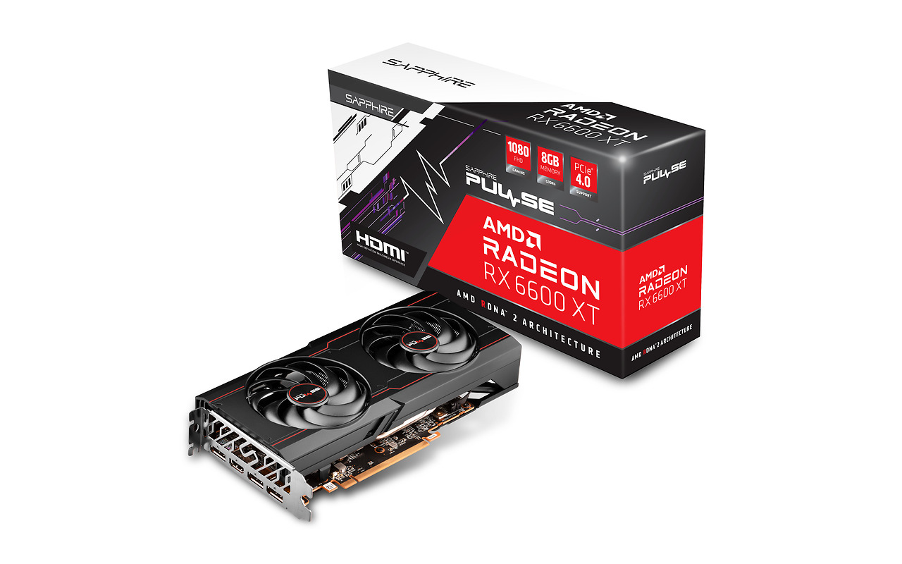 Sapphire PULSE Radeon RX 6600 XT OC 8GB GDDR6 128Bit / 11309-03-20G