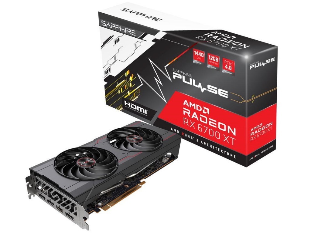 Sapphire PULSE Radeon RX 6700 XT OC 12GB GDDR6 192Bit / 11306-05-20G