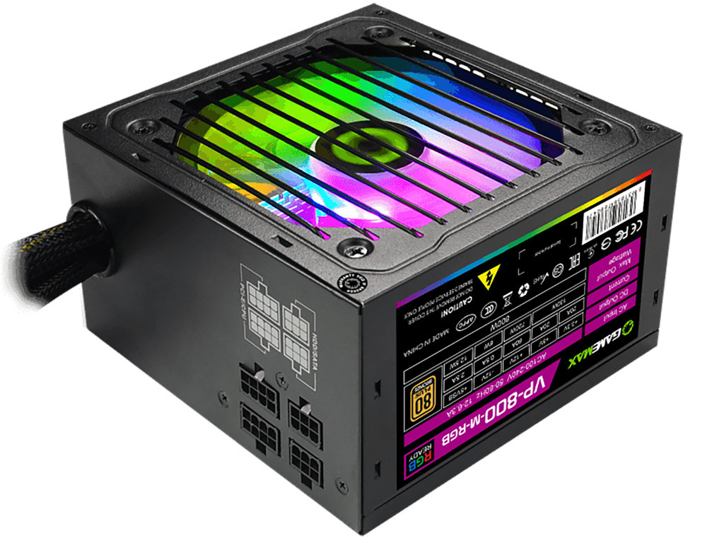 GameMax VP-800-RGB / PSU 800W 80+ Bronze