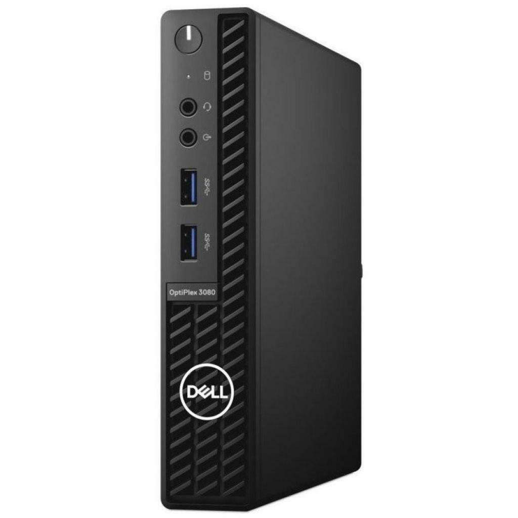 DELL OptiPlex 3080 MFF / lntel Core i3-10105T / 8GB DDR4 / 256GB NVMe / Black Linux DOS