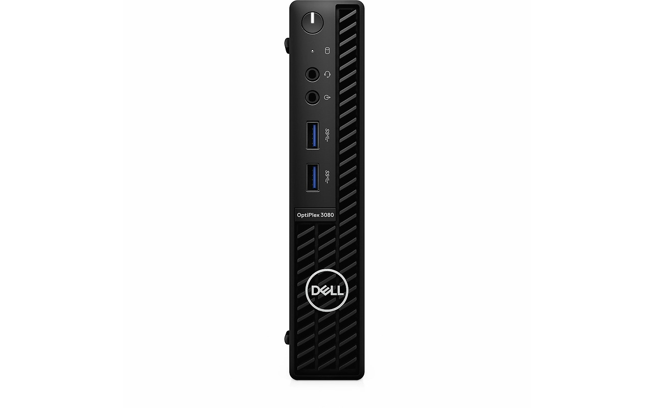 DELL OptiPlex 3080 MFF / lntel Core i3-10105T / 8GB DDR4 / 256GB NVMe / Black Linux DOS