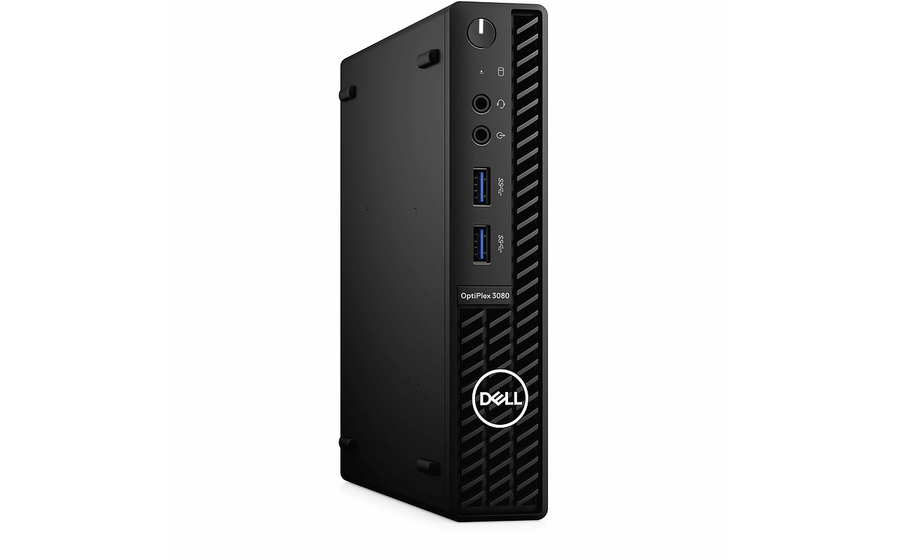 DELL OptiPlex 3080 MFF / lntel Core i3-10105T / 8GB DDR4 / 256GB NVMe / Black Linux DOS
