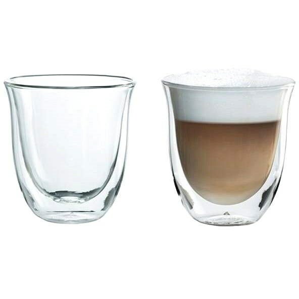 Delonghi Glass cups 190ml x2