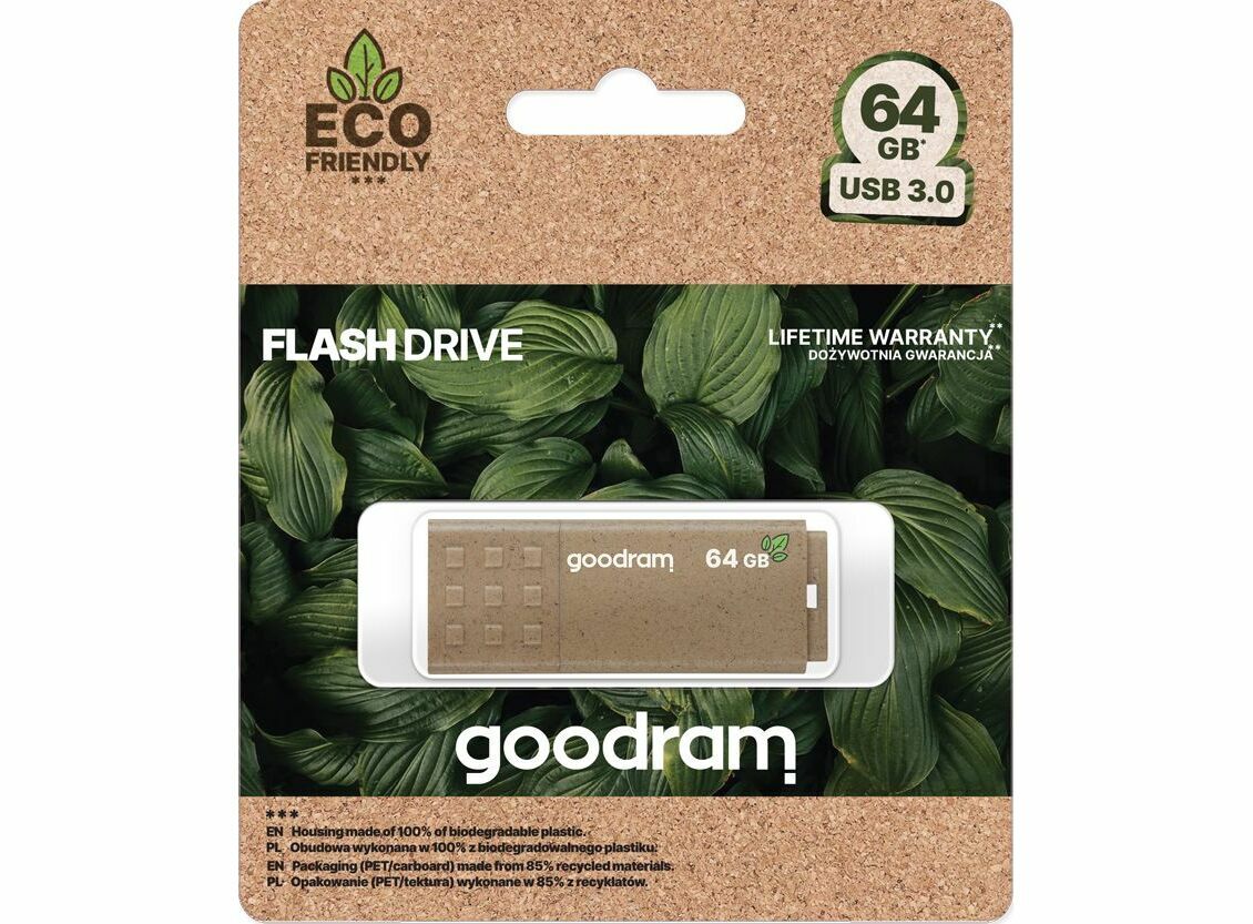 GOODRAM UME3 / 64Gb USB3.0 / Gold