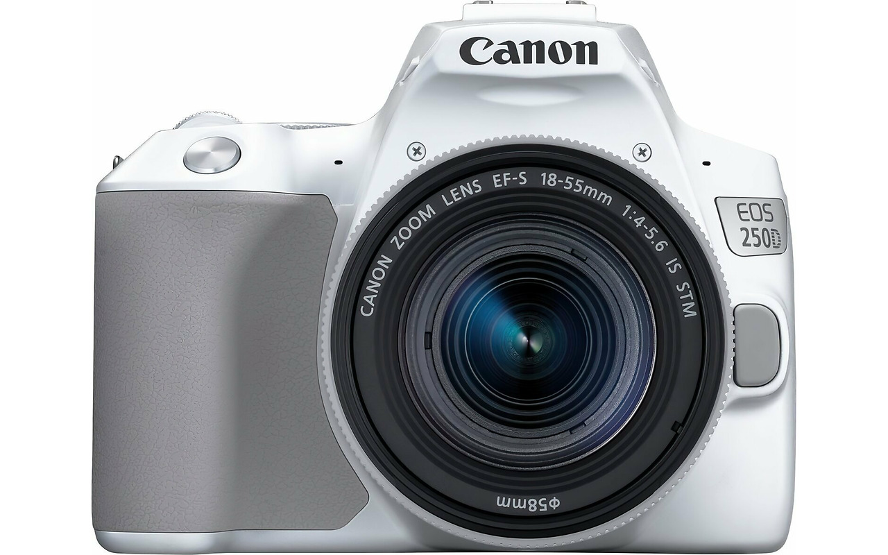 Canon EOS 250D + EF-S 18-55mm 3.5-5.6 IS STM / WHITE