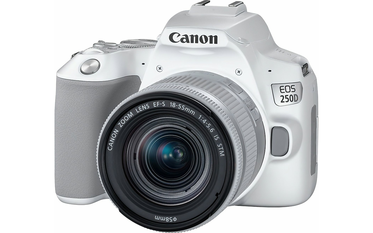 Canon EOS 250D + EF-S 18-55mm 3.5-5.6 IS STM / WHITE