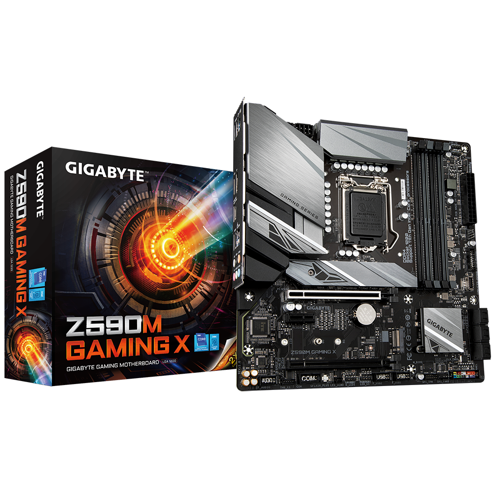 GIGABYTE Z590M GAMING X / mATX S1200 Dual 4xDDR4 5333